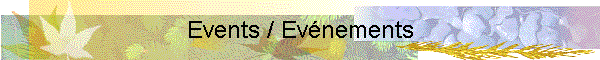 Events / Evénements